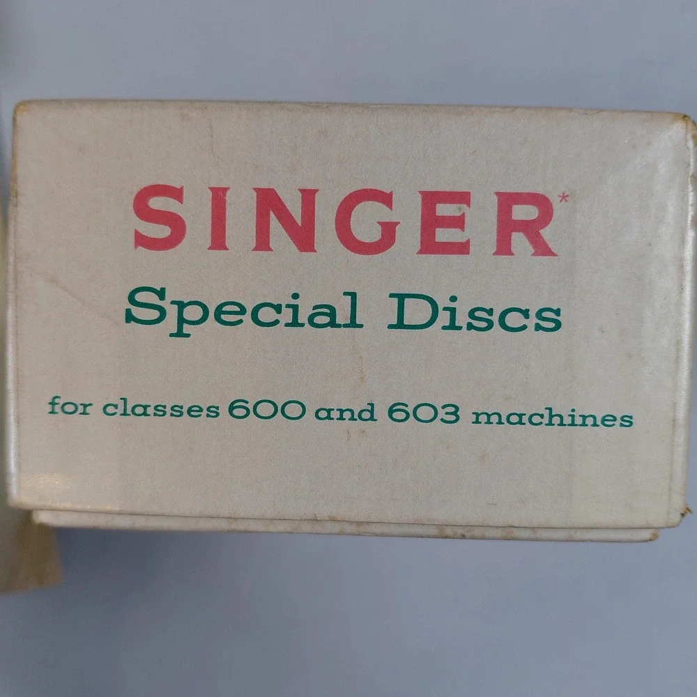 Vintage Singer 603 Sewing Machine Attachments Special Discs Instruction Manual